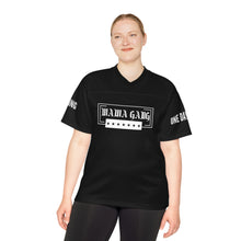 Mama Gang Football Jersey — 'Honor Thy Mama' Black Team Tee