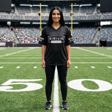 Mama Gang Football Jersey — 'Honor Thy Mama' Black Team Tee