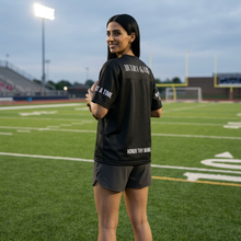 Mama Gang Football Jersey — 'Honor Thy Mama' Black Team Tee