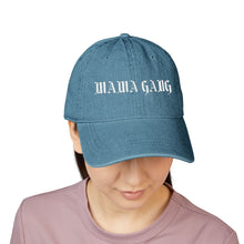 Stylish Embroidered Denim Hat for All Moms, Trendy Cap, Mama Gang Hat, Casual Wear, Gift for Mothers