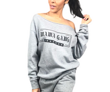 Off shoulder sweatshirt