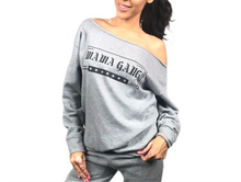 Off shoulder sweatshirt