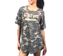Mama Gang Camo boyfriend t shirt