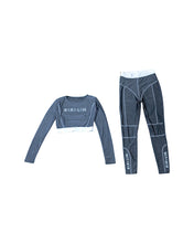 Available now! Ships ASAP! Gray and white active set. Both Non and maternity fit