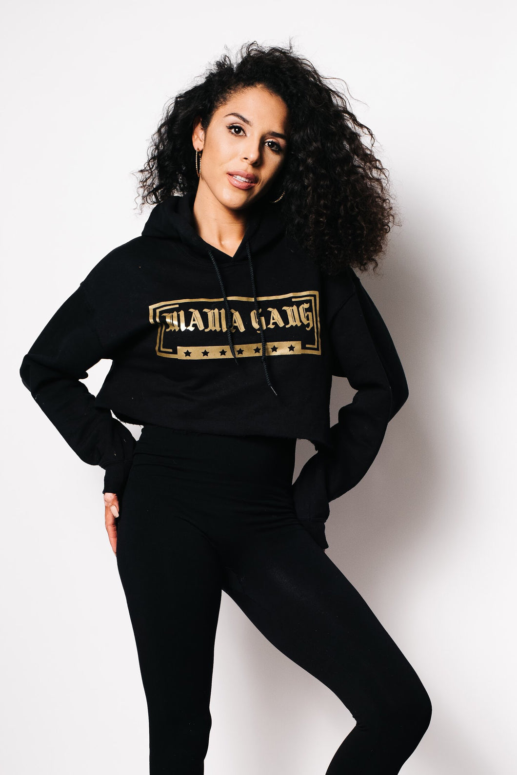 Cropped Mama Gang sweatshirt