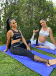 Mama Gang yoga/active wear mesh set.