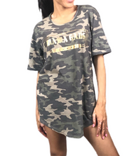 Mama Gang Camo boyfriend t shirt