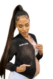 Mama Gang windbreaker zip bomber jacket