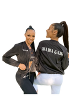 Mama Gang windbreaker zip bomber jacket