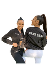 Mama Gang windbreaker zip bomber jacket